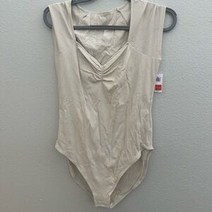 Old Navy Light Cream Shapewear Bodysuit